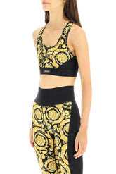 BAROCCO PRINT CROPPED SPORTS TOP